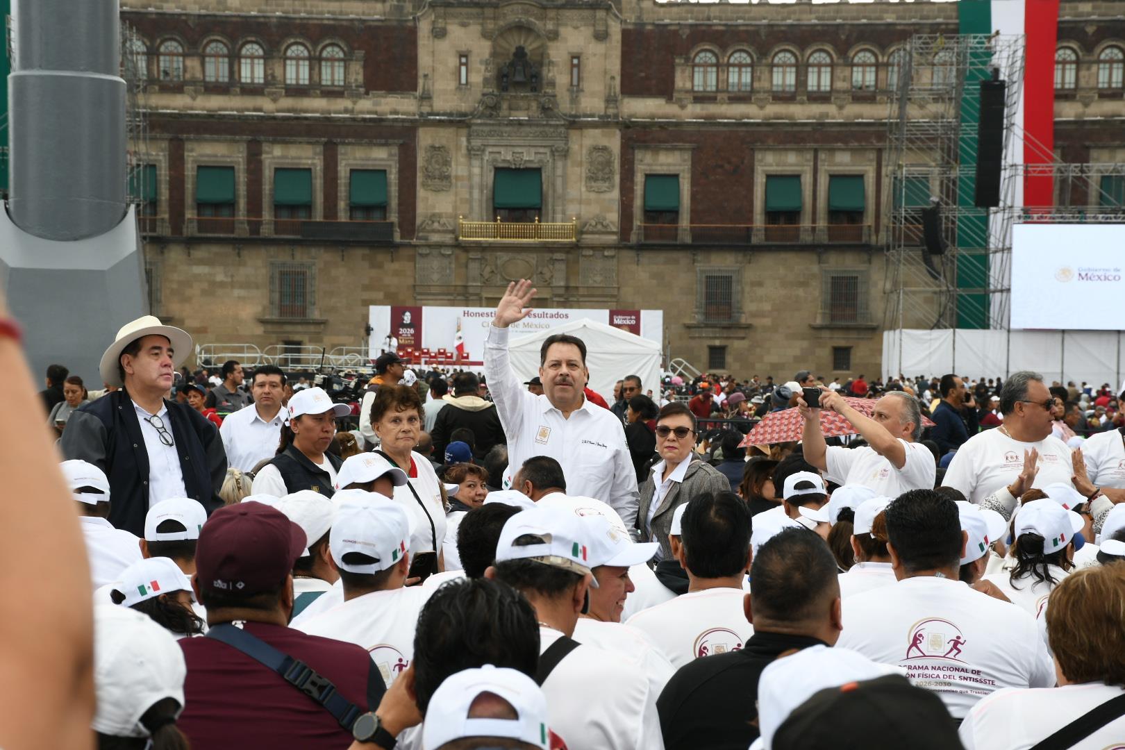 Asamblea informativa de la presidenta Claudia Sheinbaum Pardo en el Zócalo de la Ciudad de México 